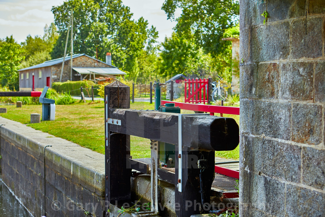 "Canal d'ille et Rance" by Gary P Le Feuvre, Photography - £65.00 "Canal d'ille et Rance" stock image
