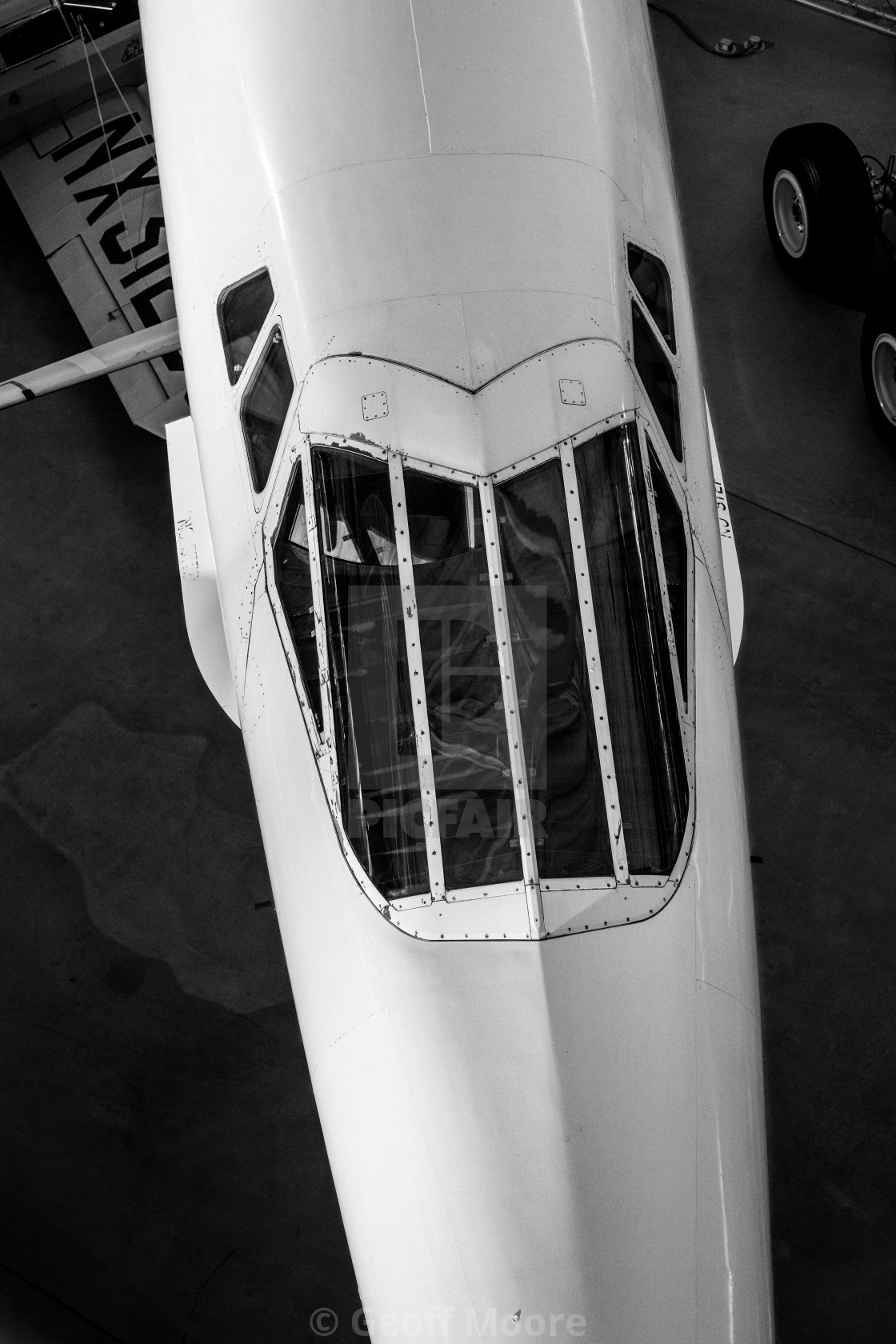 "Concorde Cockpit" stock image