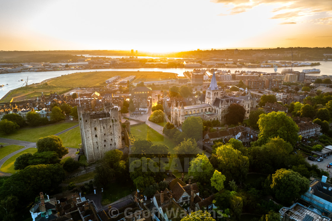 "Rochester Sunrise" stock image