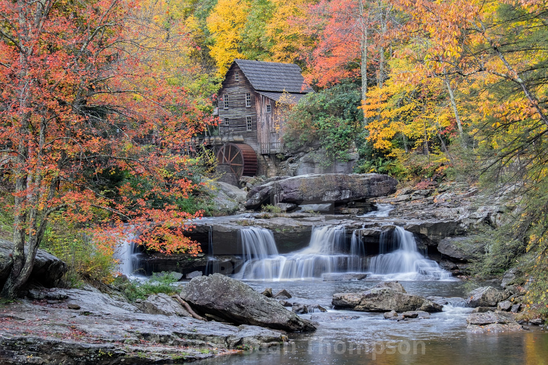 "Glade Creek Mill" stock image