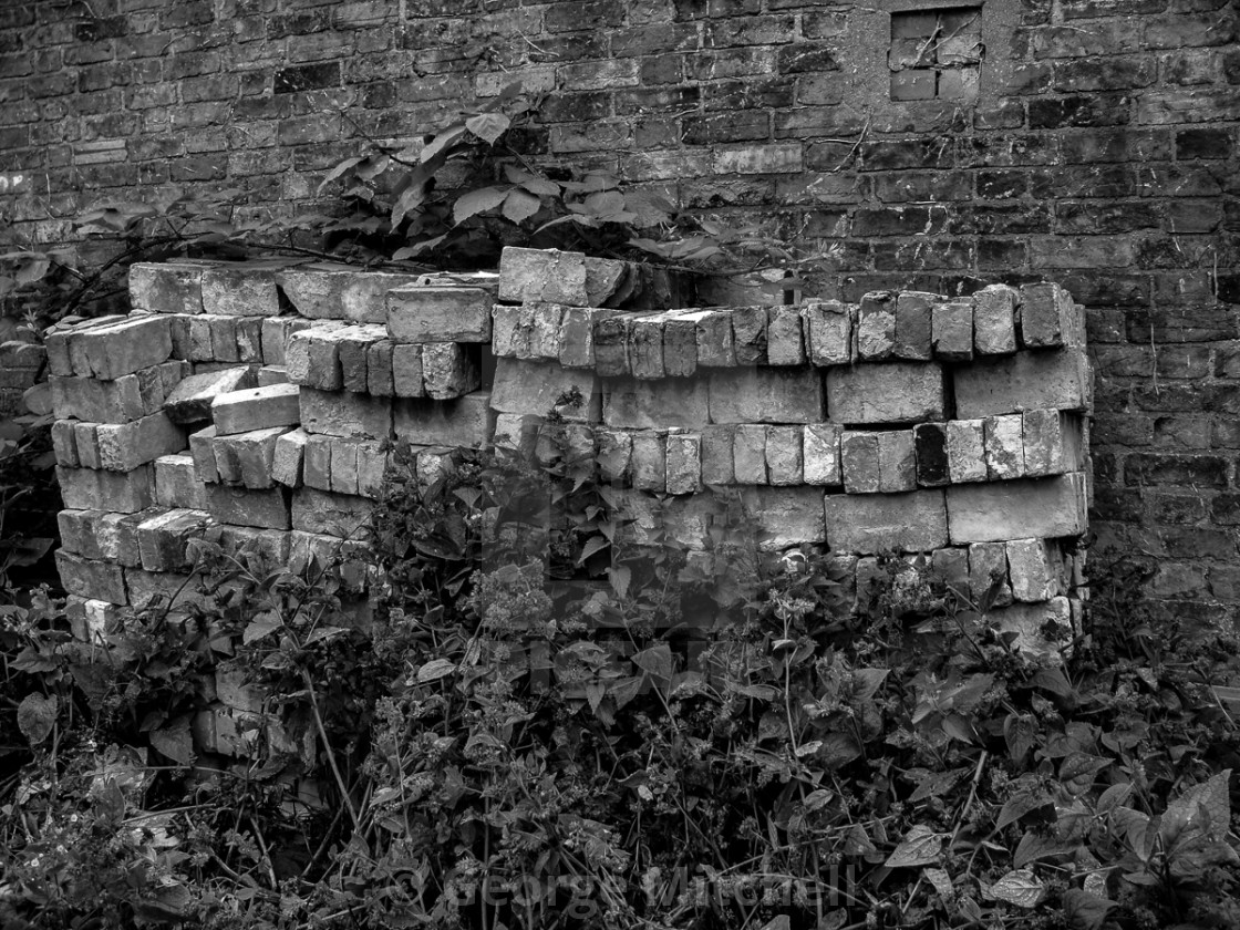 "Stack of bricks" stock image