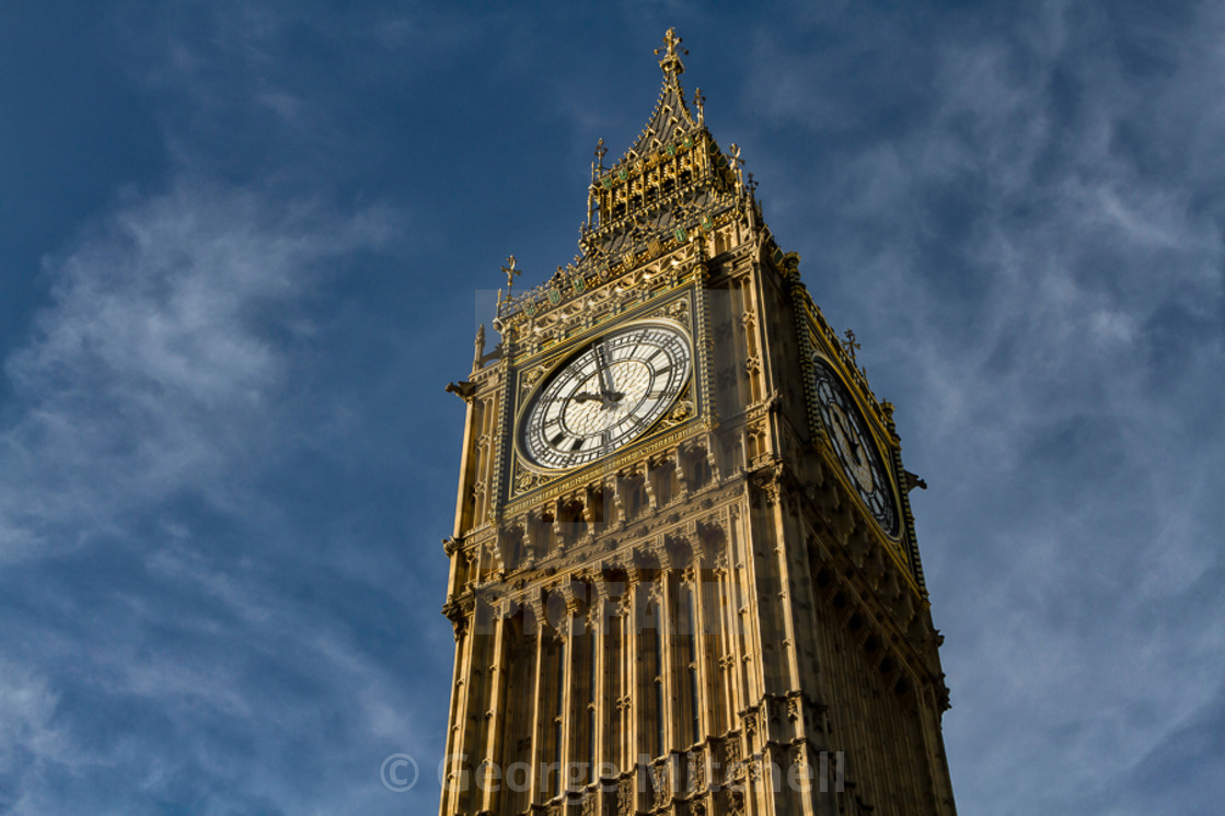 "Elizabeth Tower, Big Ben, London, UK" stock image