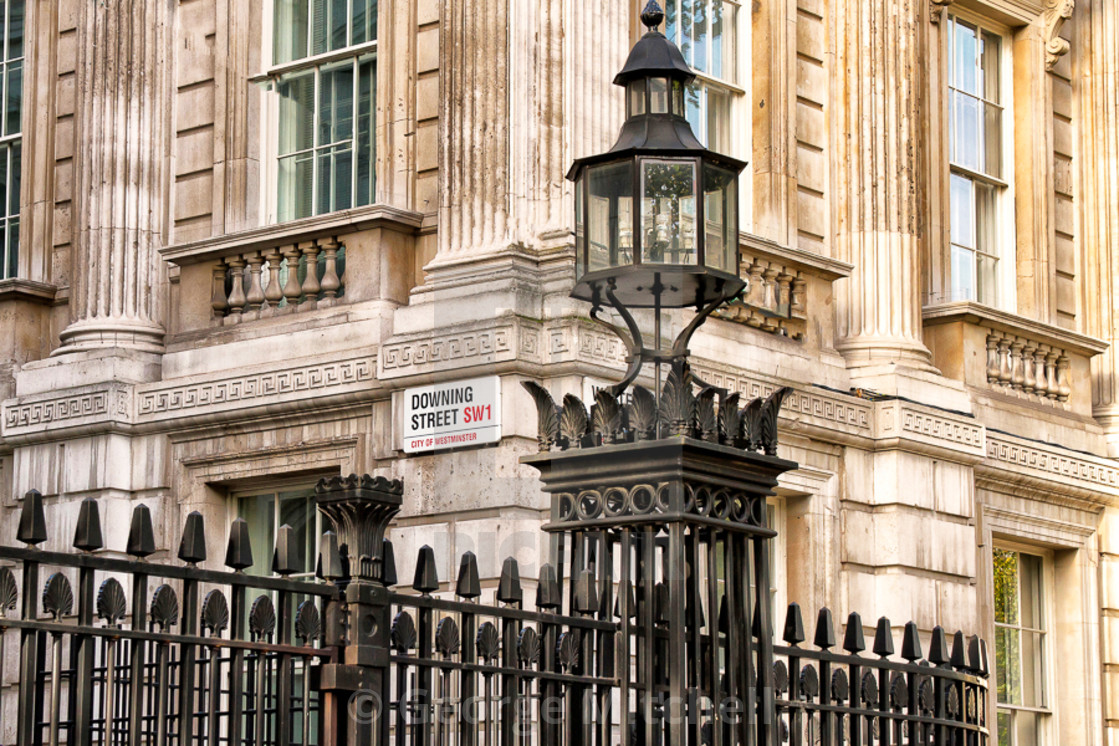 "Downing Street" stock image