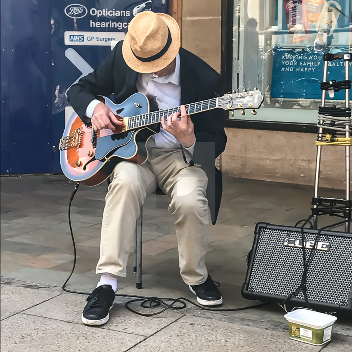 "Street Musician" stock image