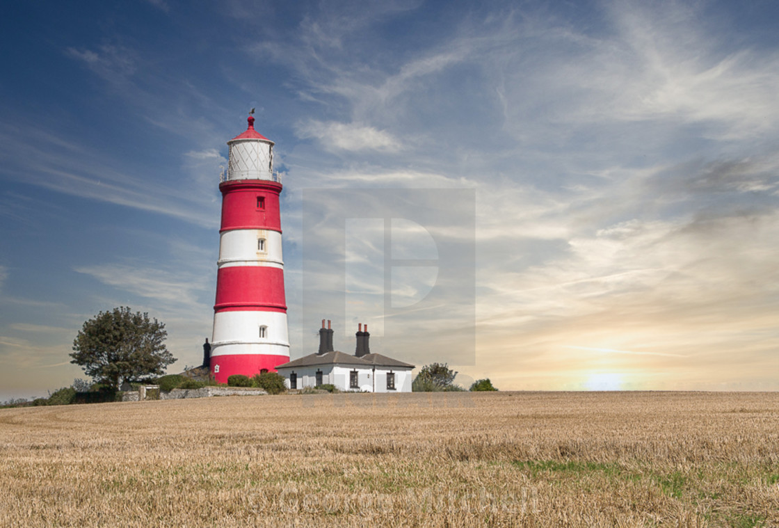 "Happisburgh Lighthouse, Norfolk" stock image