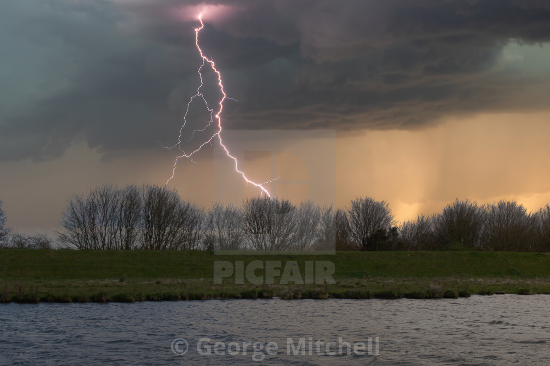 "Thunder and Lightening" stock image