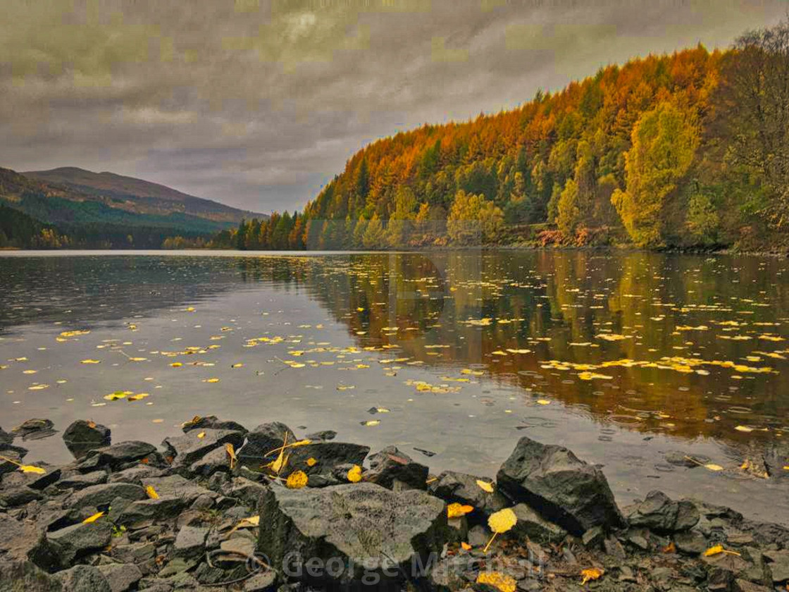 "River Moriston, Invermoriston leading to Loch Ness" stock image