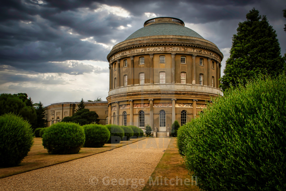 "The Rotunda, Ickworth House, Suffolk" stock image