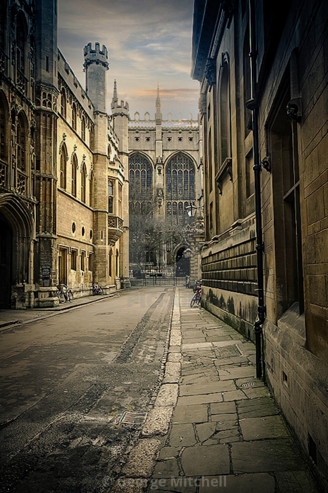 "Trinity Passage, Cambridge" stock image