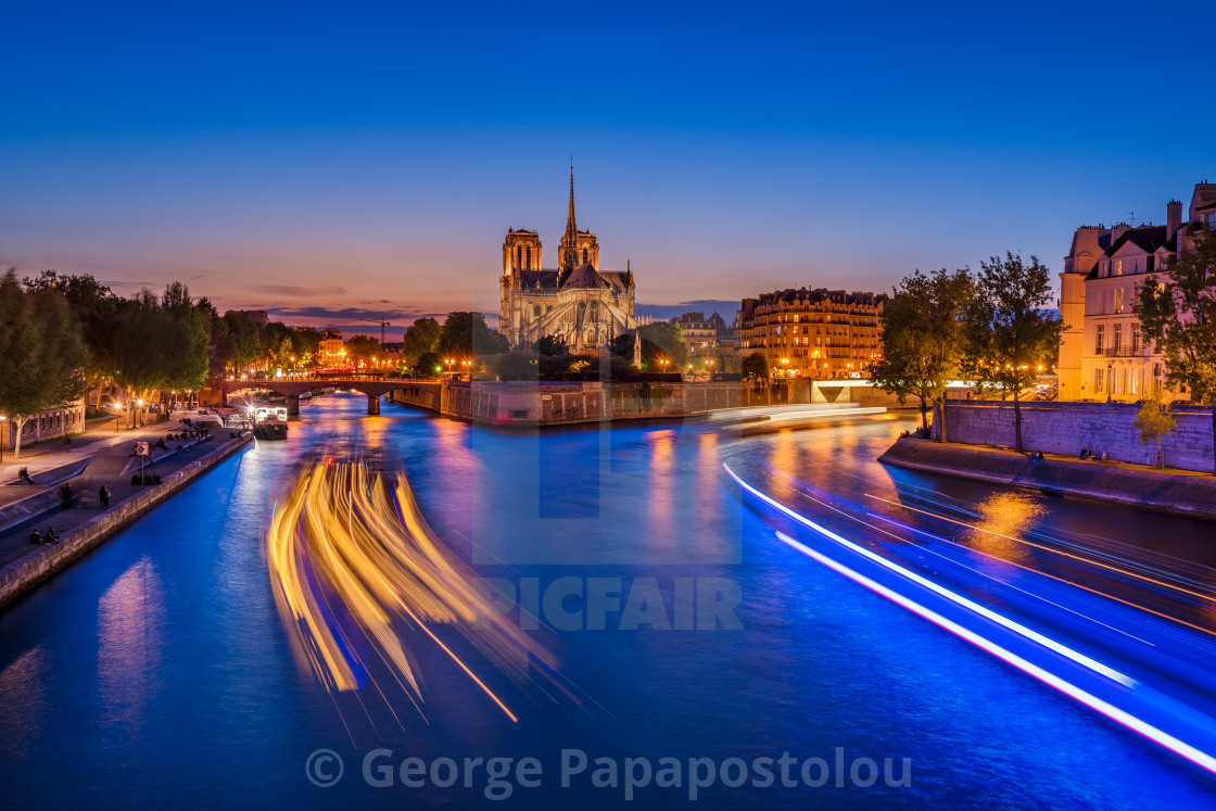 "Notre dame cathedral Paris" stock image