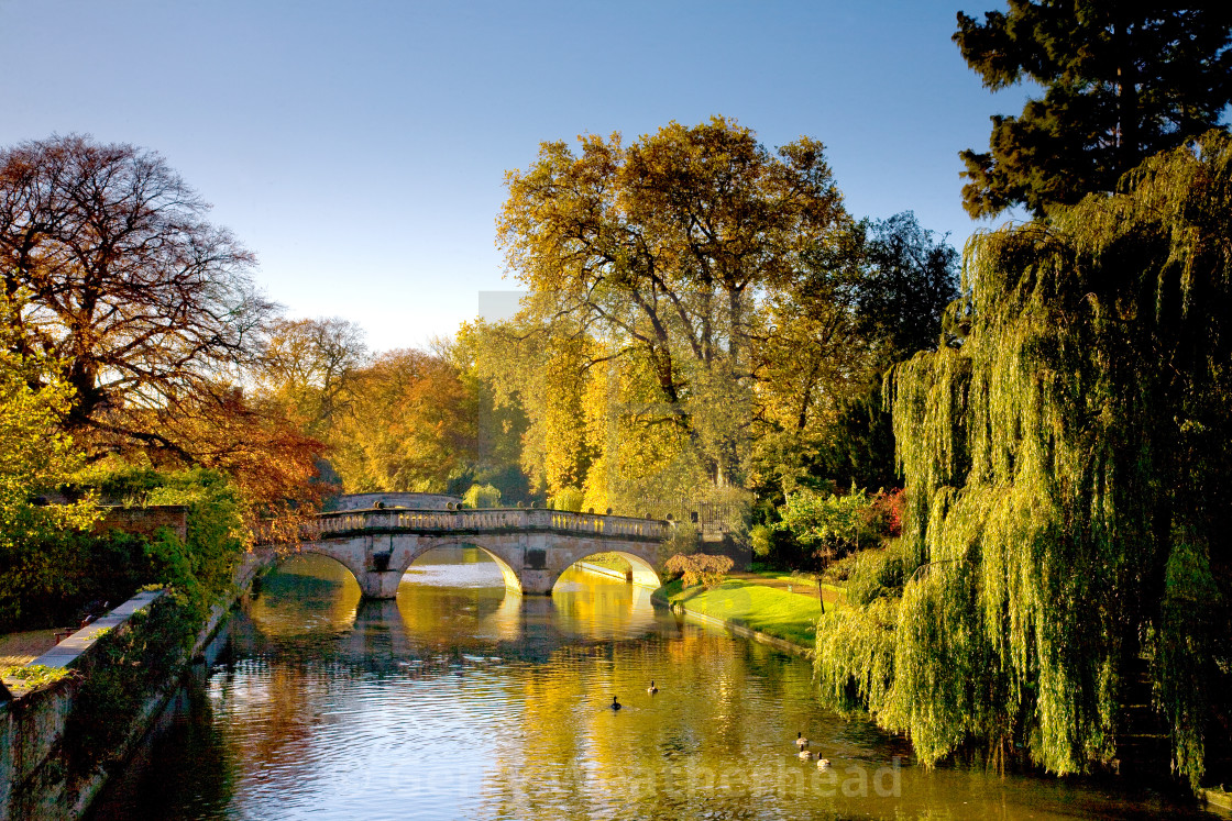 "Clare Bridge, Cambridge." by Gerry Weatherhead - $38.47 "Clare Bridge, Cambridge." stock image