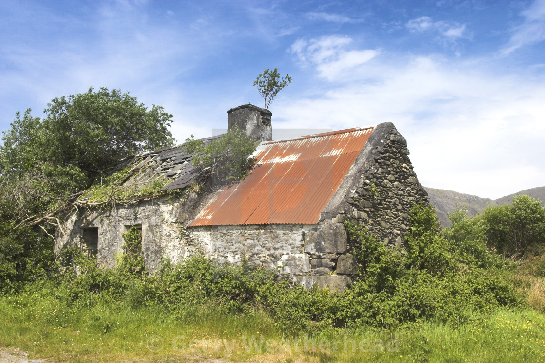 "Crofter's Cottage" by Gerry Weatherhead - $38.47 "Crofter's Cottage" stock image