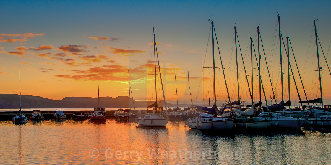 "Lime Harbour Sunrise" by Gerry Weatherhead - $38.47 "Lime Harbour Sunrise" stock image
