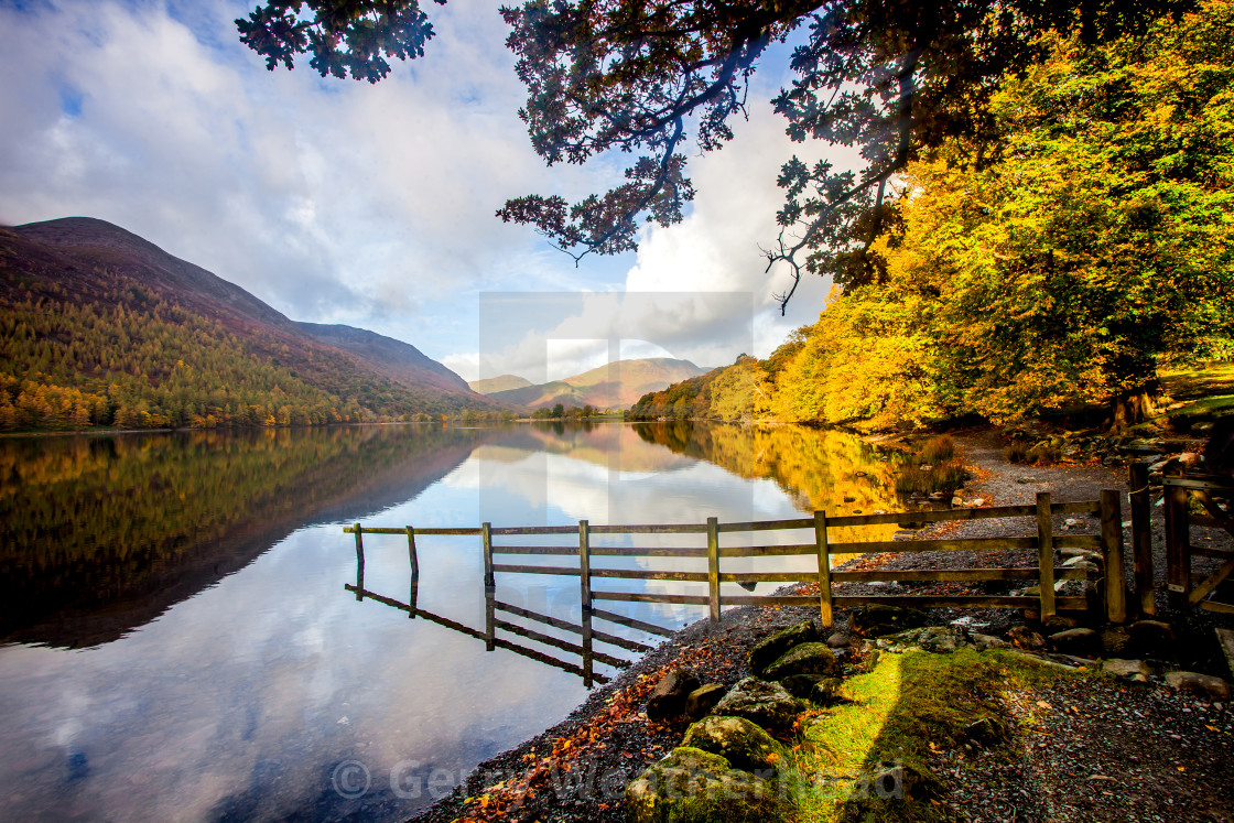 "Buttermere Reflection" by Gerry Weatherhead - $38.47 "Buttermere Reflection" stock image