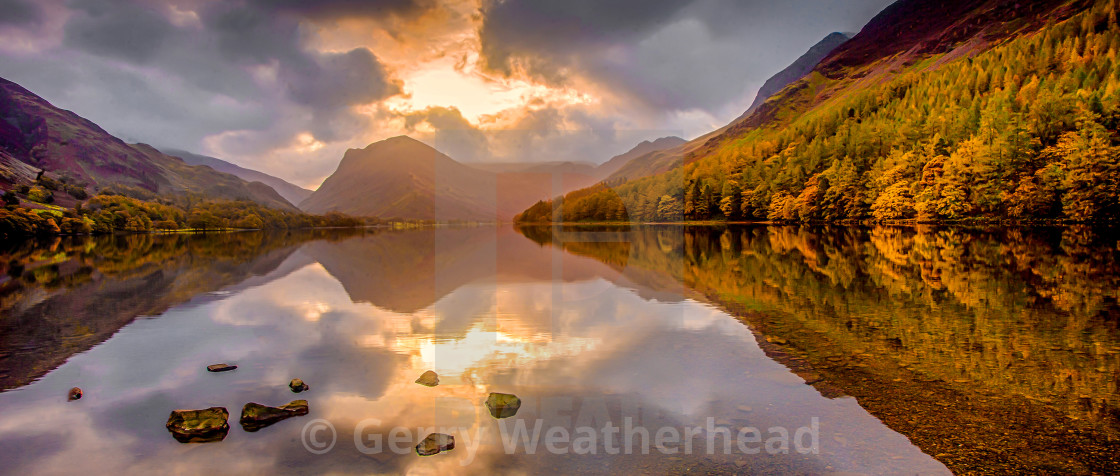 "Across Buttermere" by Gerry Weatherhead - $38.47 "Across Buttermere" stock image