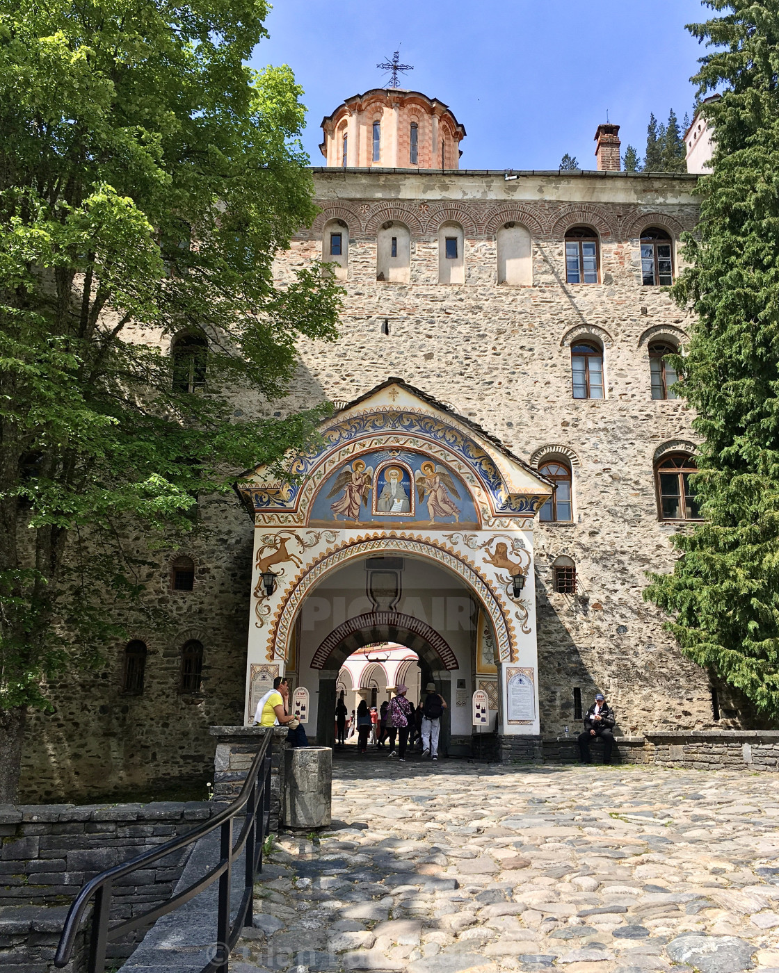 "Entrance to Rila’s Monastery (Rilski Manastir), Bulgaria" by Gian Luca Garattoni - $8.37 "Entrance to Rila’s Monastery (Rilski Manastir), Bulgaria" stock image