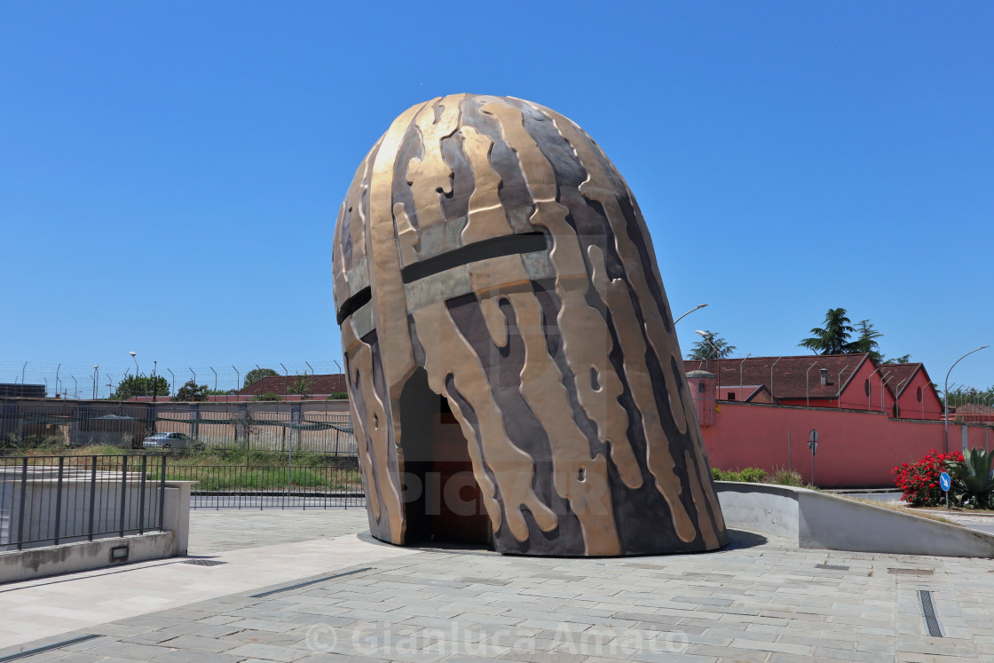 "Capua - Monumento a Ettore Fieramosca" stock image