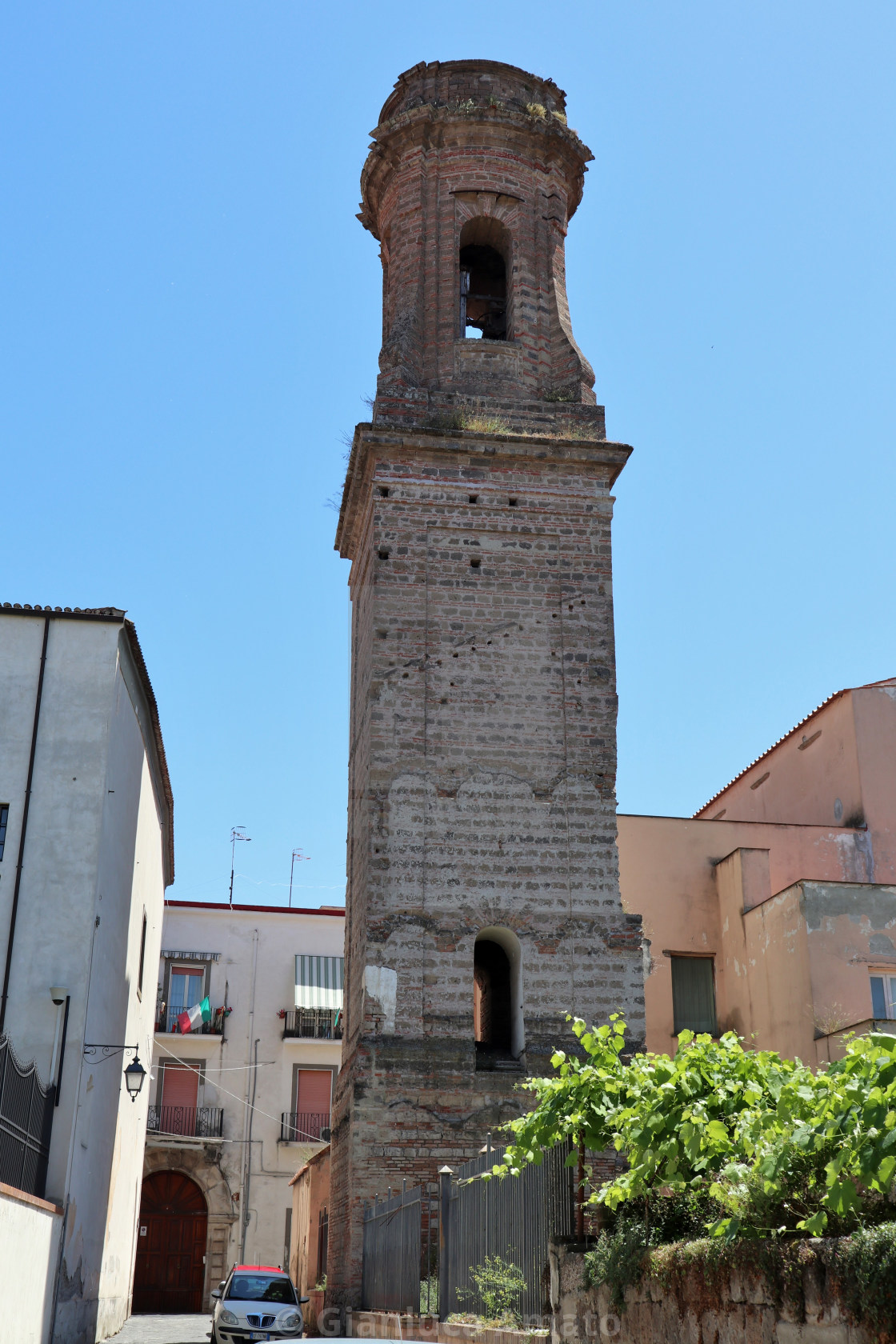 "Capua - Campanile della Chiesa di San Gabriele" stock image