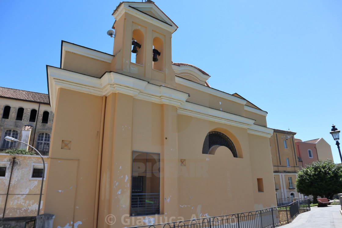 "Capua - Campanile della chiesa di Santa Maria delle Grazie" stock image