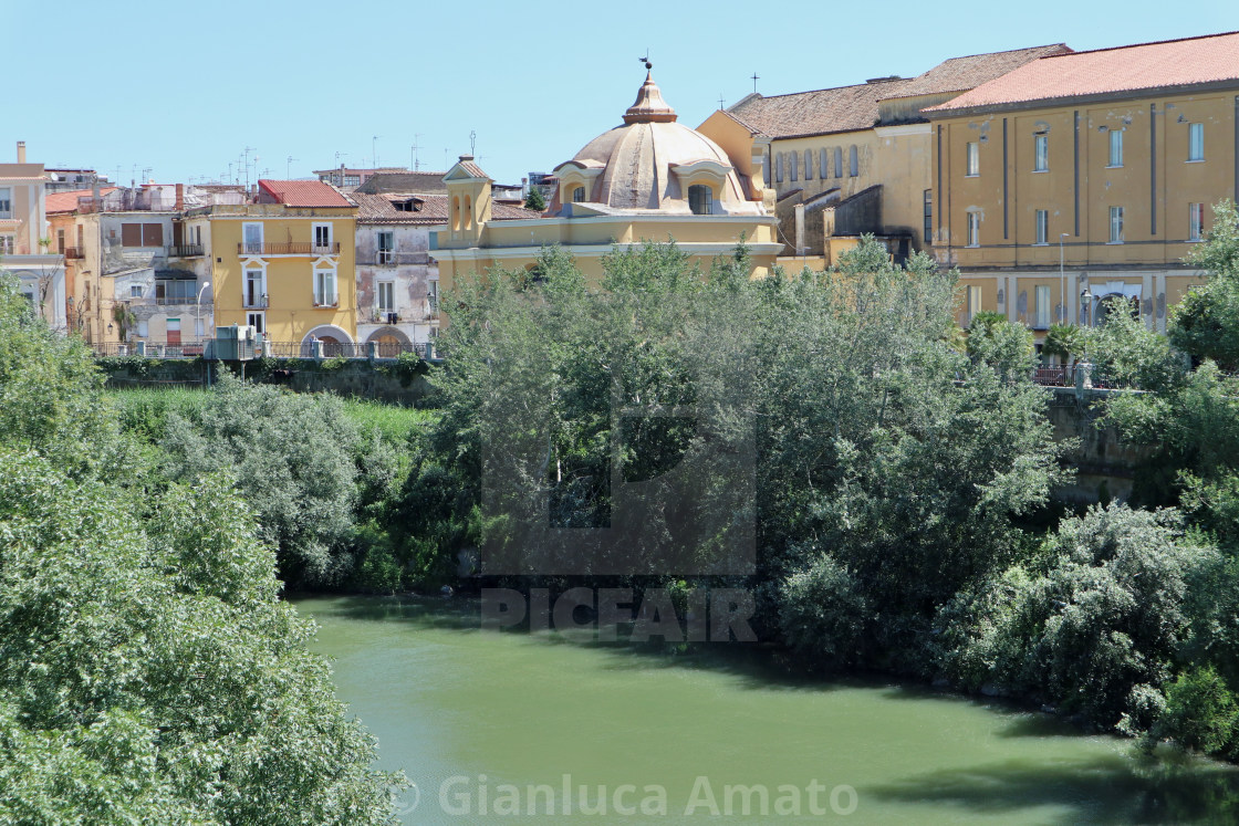 "Capua - Scorcio dal ponte romano" stock image