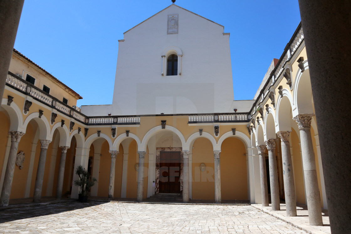 "Capua - Portico del Duomo" stock image