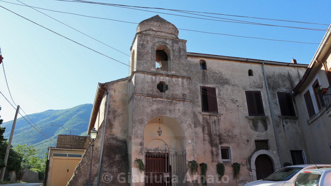 "Solopaca - Chiesa di Santa Maria Te Amo" stock image