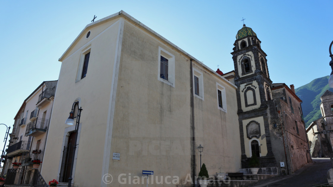 "Solopaca - Chiesa di San Mauro" stock image
