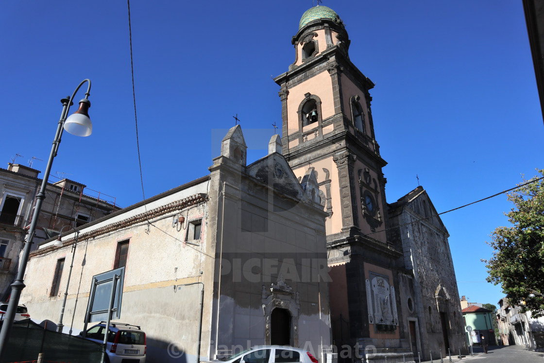 "Solopaca - Chiesa Madre del SS. Corpo di Cristo" stock image