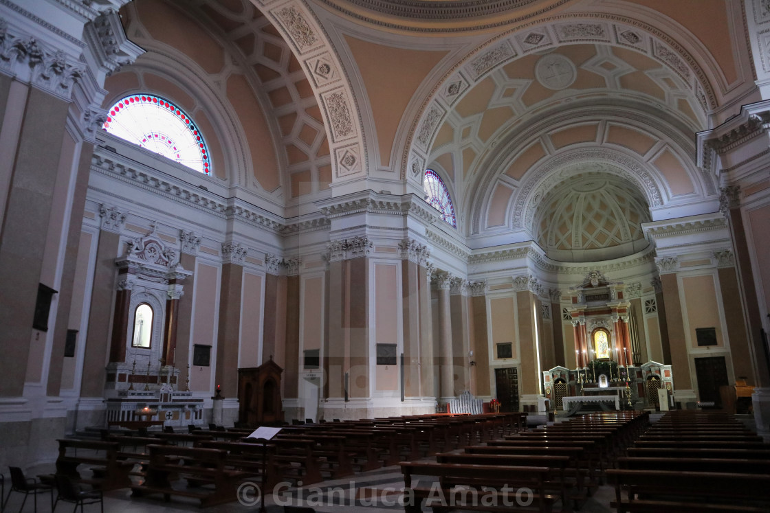 "Benevento - Interno della Madonna delle Grazie" stock image