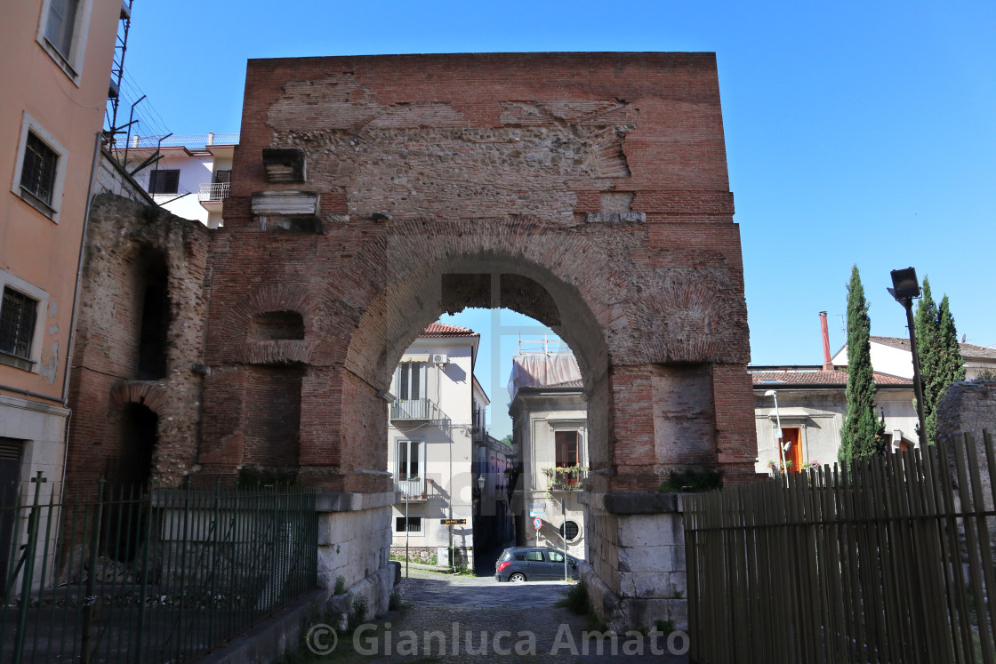 "Benevento - Arco del Sacramento" stock image