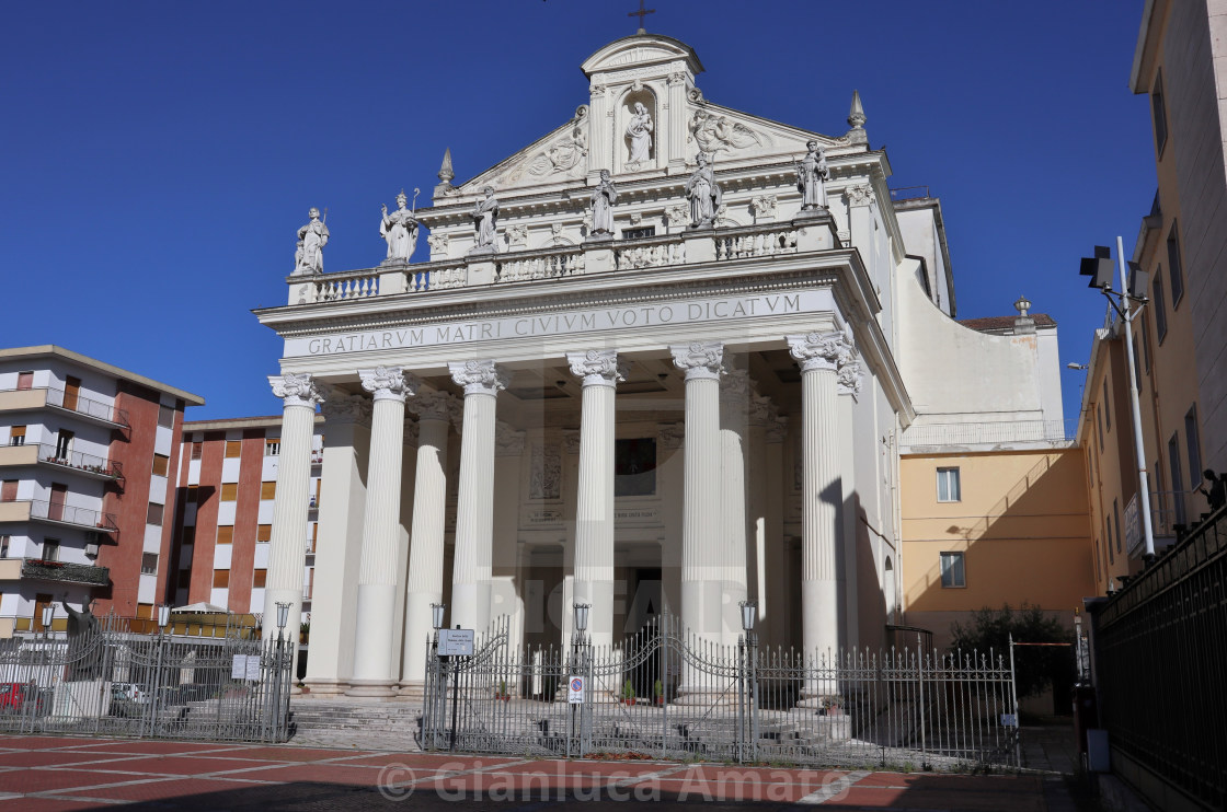 "Benevento - Basilica della Madonna delle Grazie" stock image