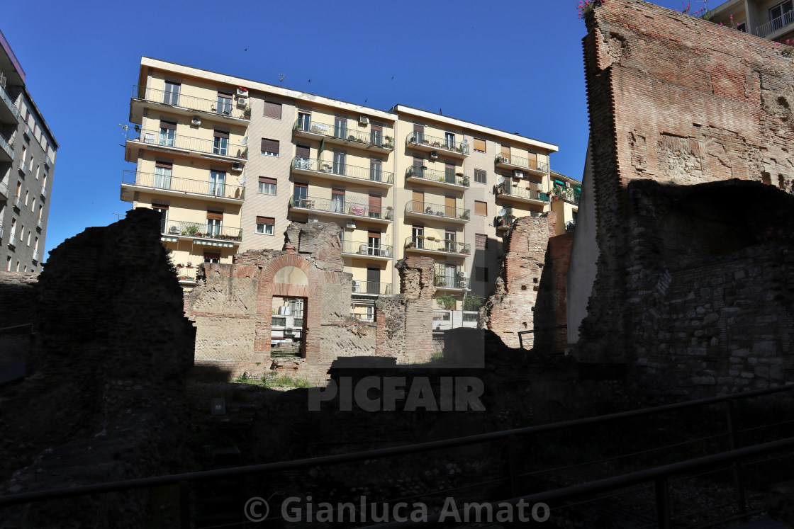 "Benevento - Sito archealogico Arco del Sacramento" stock image