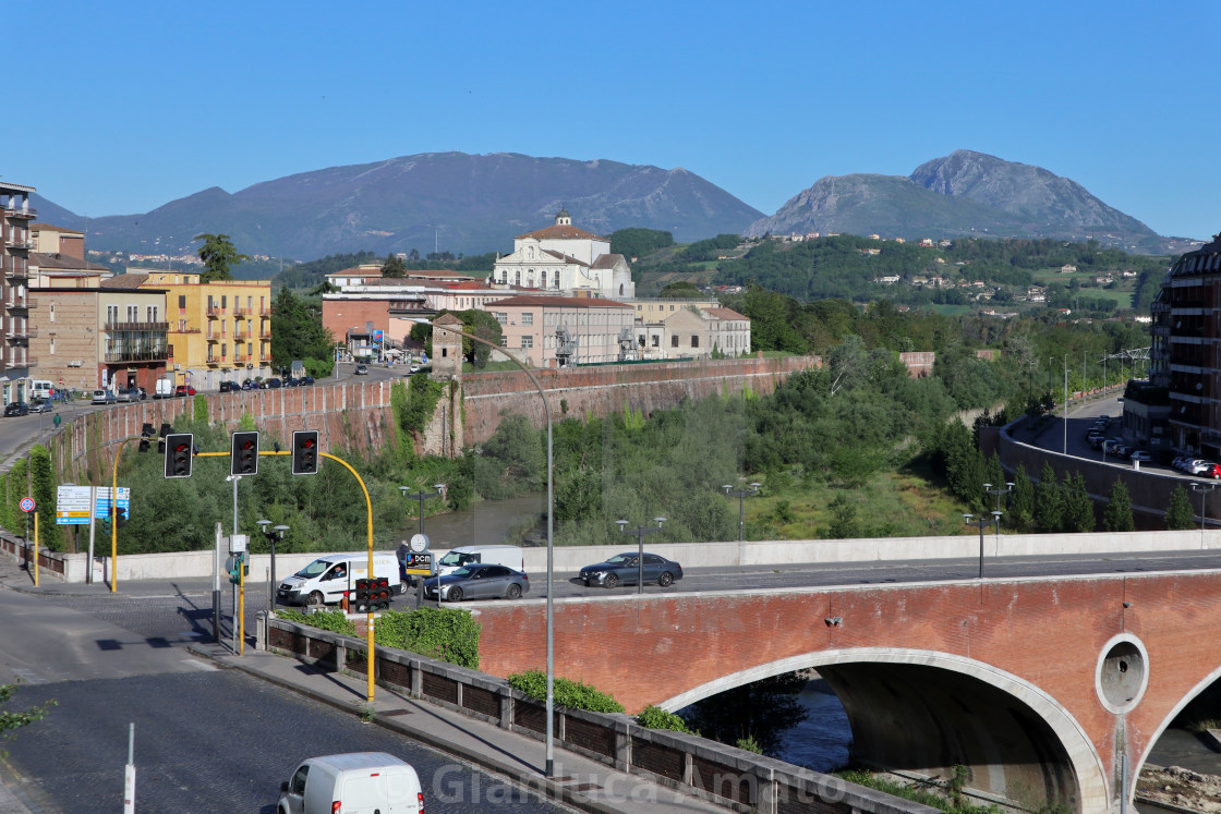 "Benevento - Dormiente del Sannio da via del Pomerio" stock image