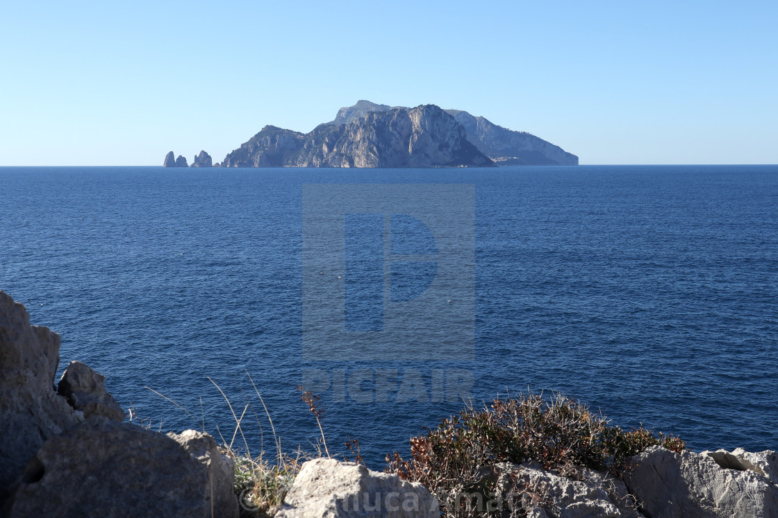 "Termini - Capri da Punta Campanella" stock image