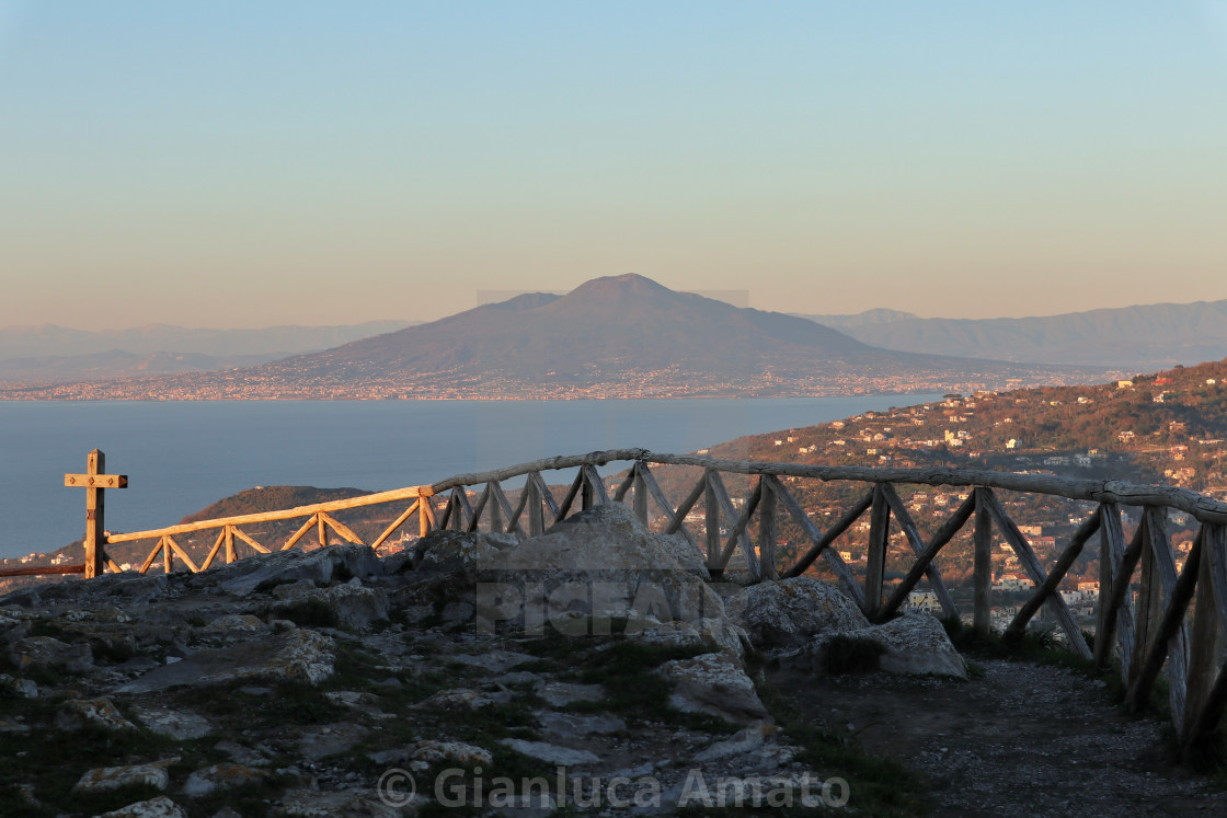 "Termini - Golfo di Napoli da San Costanzo" stock image