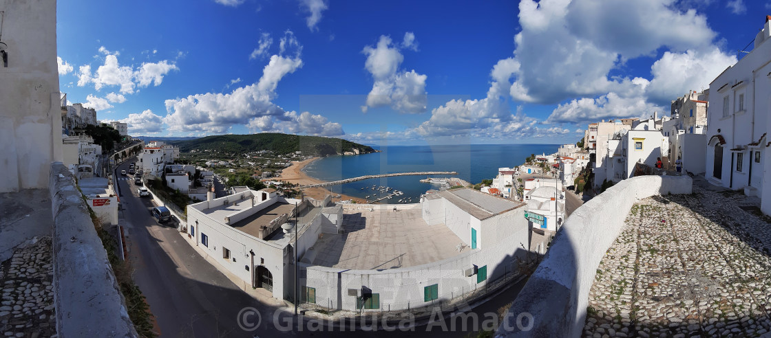 "Peschici - Panoramica dal borgo" stock image