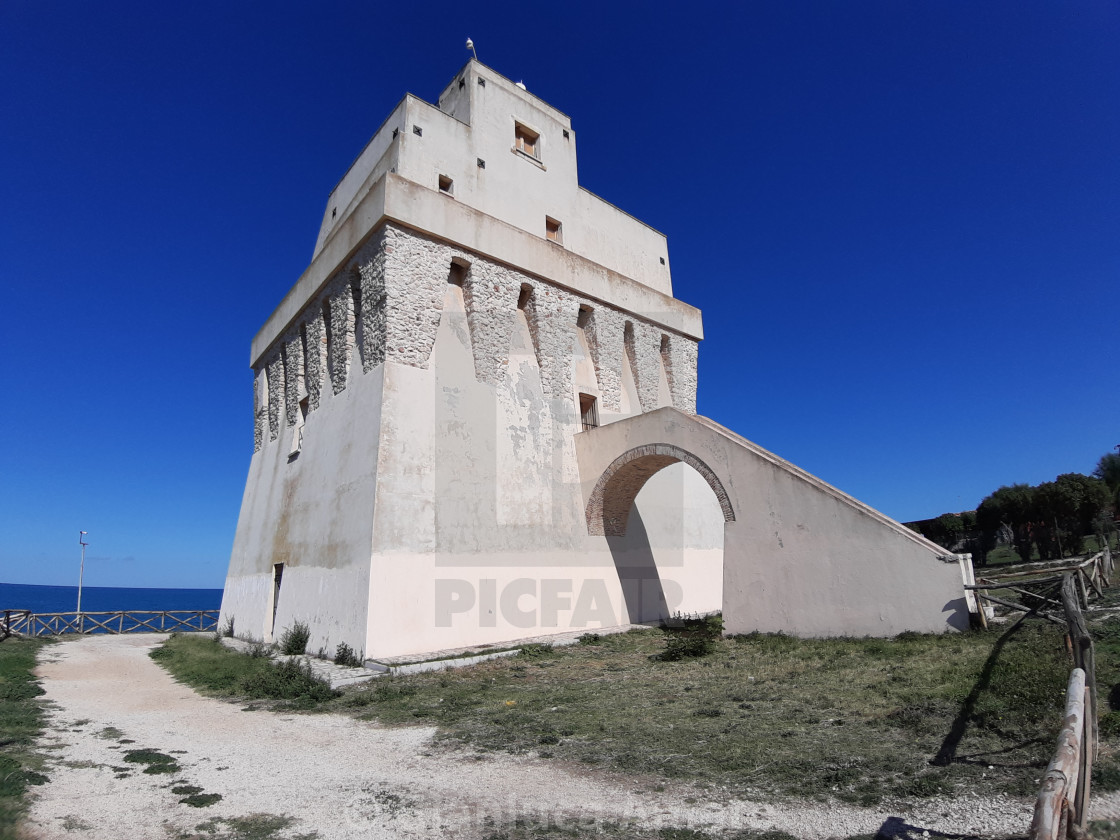 "Torre Mileto - Torre costiera" stock image