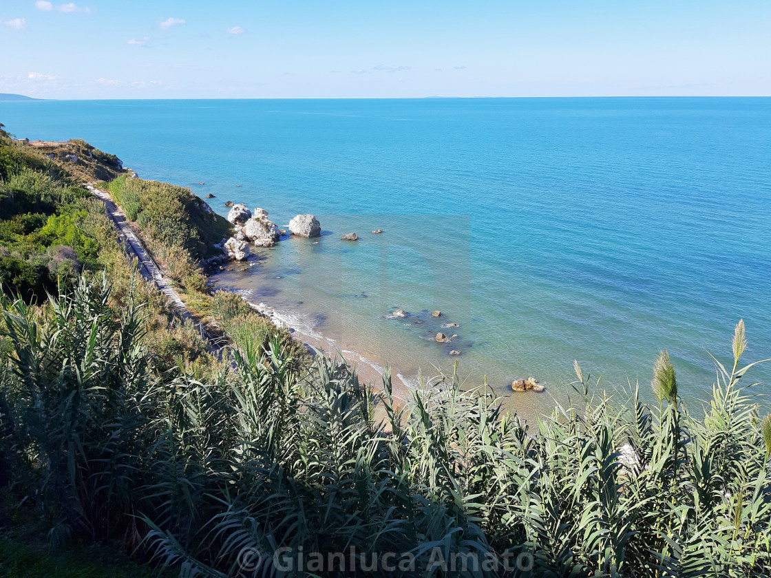 "Rodi Garganico - Spiaggia di Baia Camomilla" stock image