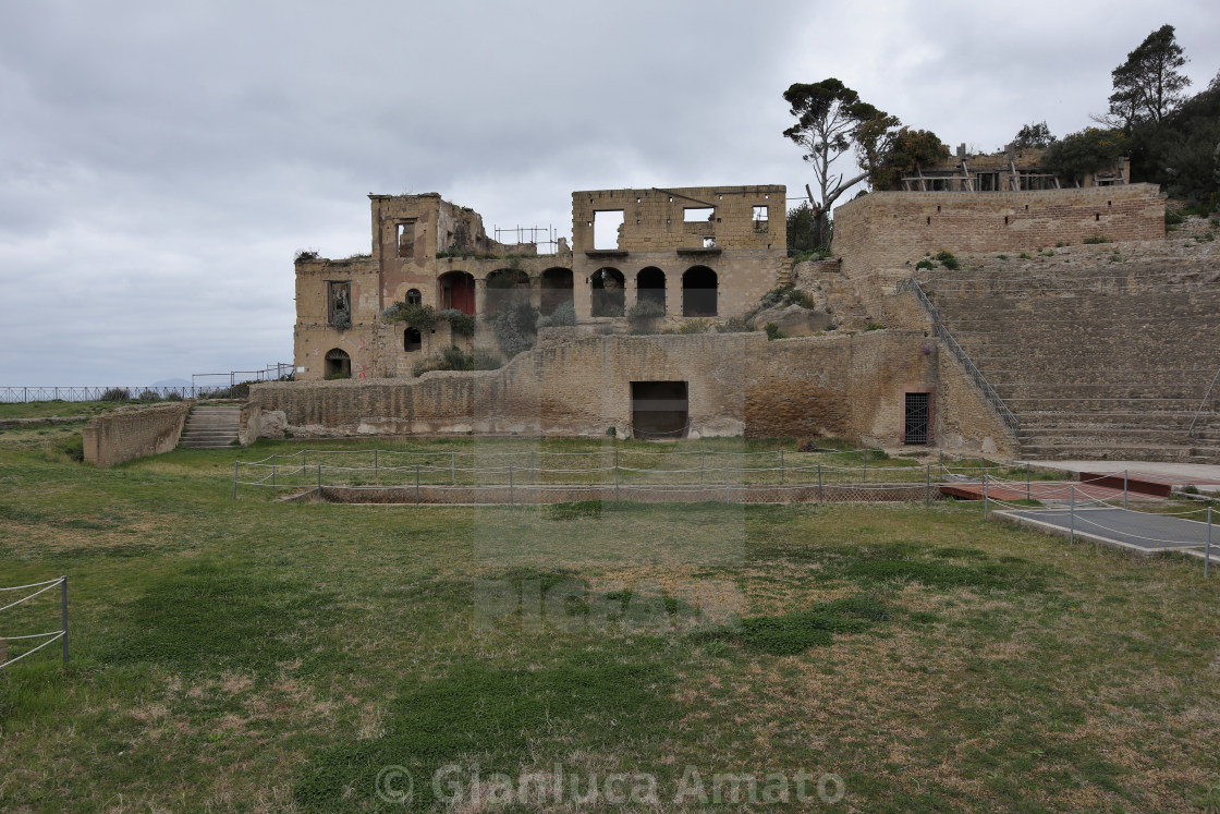 "Napoli - Villa Imperiale di Pausilypon" stock image