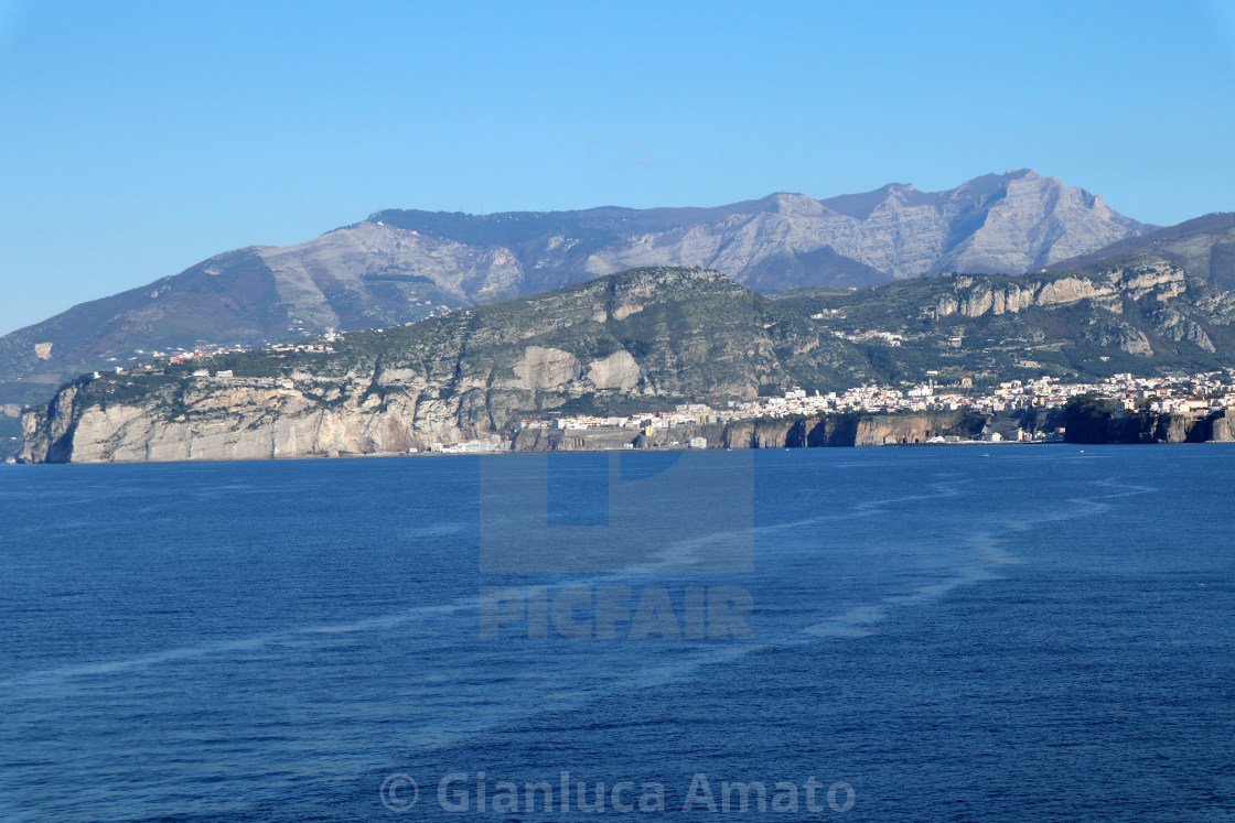 "Sorrento da Bagni Regina Giovanna" stock image