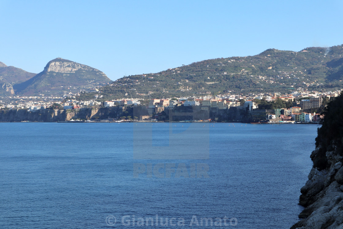 "Sorrento dai Bagni Regina Giovanna" stock image