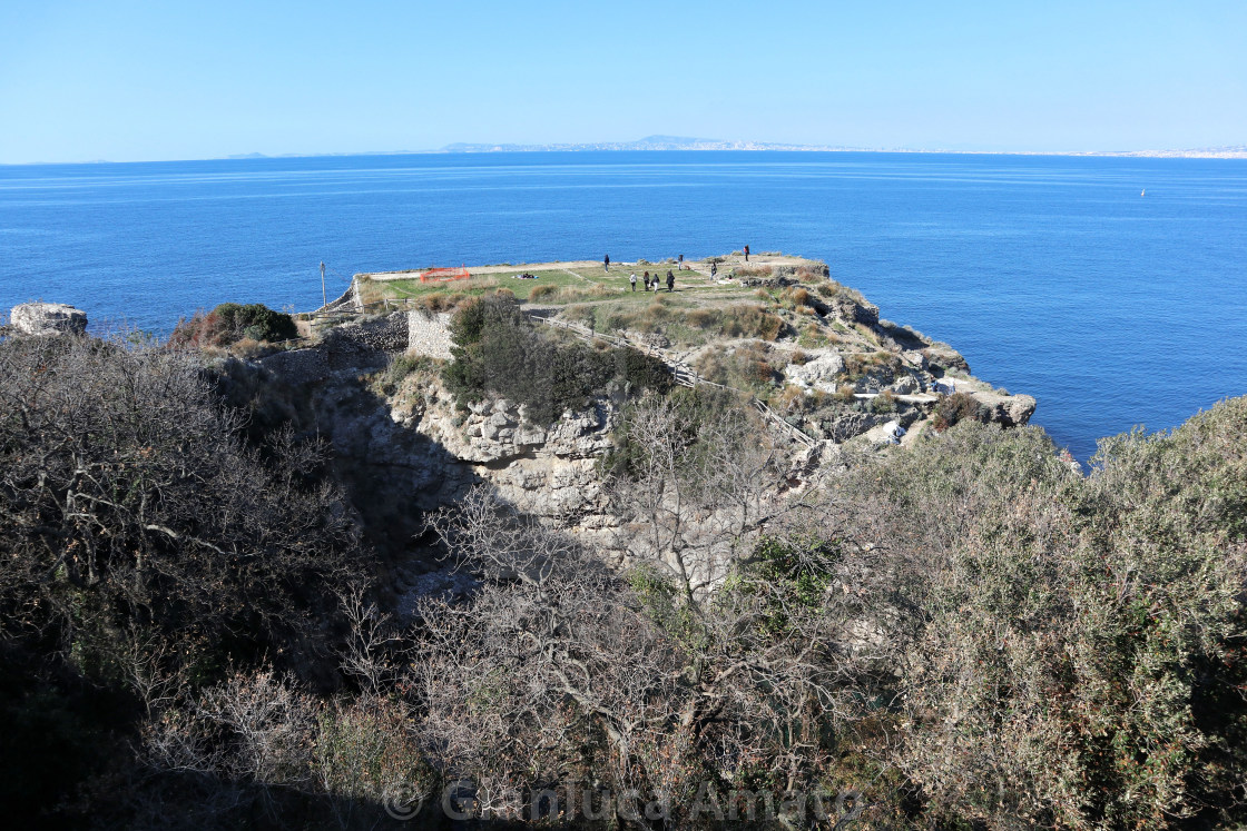 "Sorrento - Panorama dei Bagni Regina Giovanna" stock image