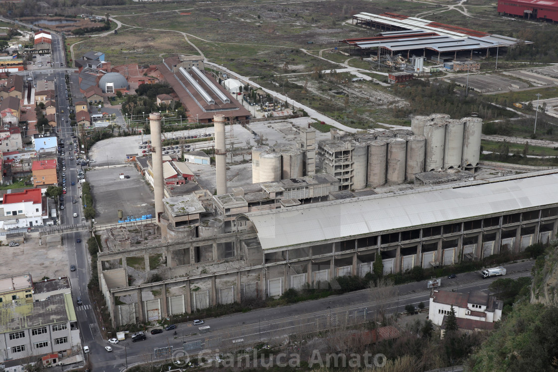 "Napoli - Ex stabilimento industriale dal Parco Virgiliano" stock image