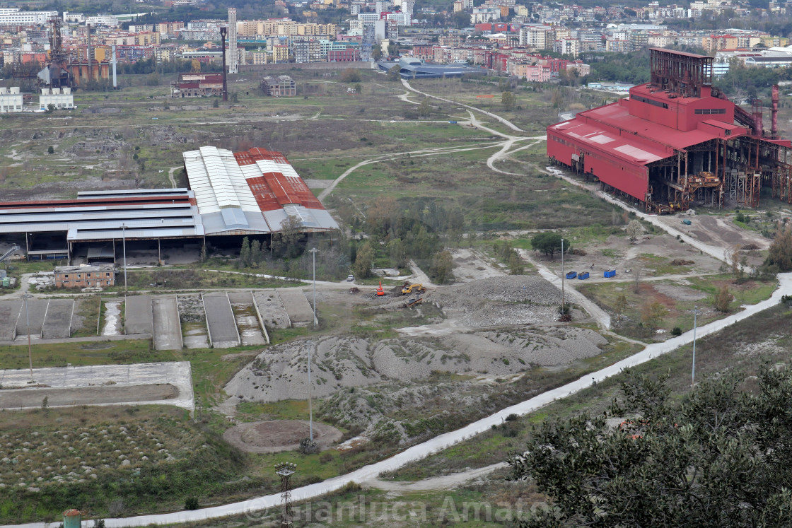 "Napoli - Ex Italsider dal Parco Virgiliano" stock image