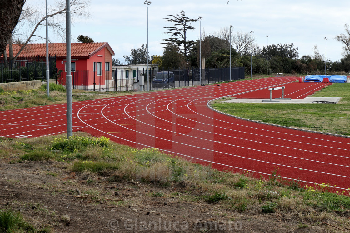 "Napoli - Impianto sportivo al Parco Virgiliano" stock image