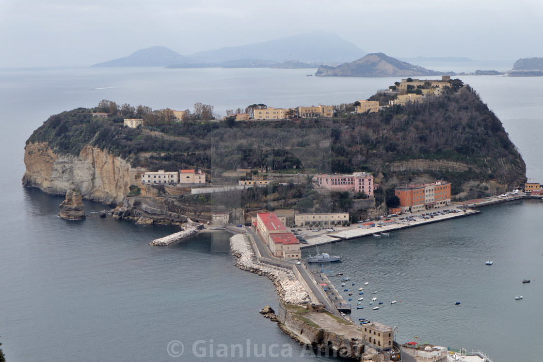 "Napoli - Nisida dal Parco del Virgiliano" stock image