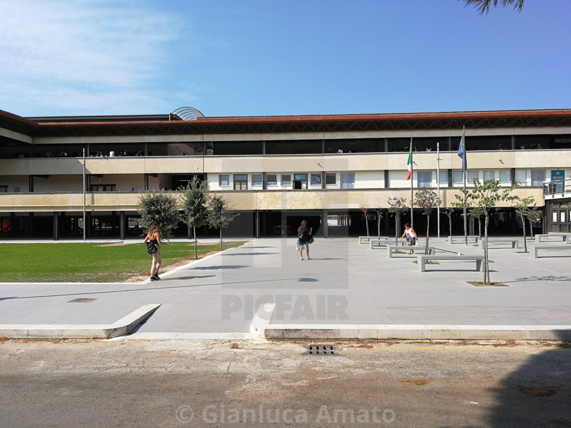 "Scorcio del Campus Universitario di Bari" stock image