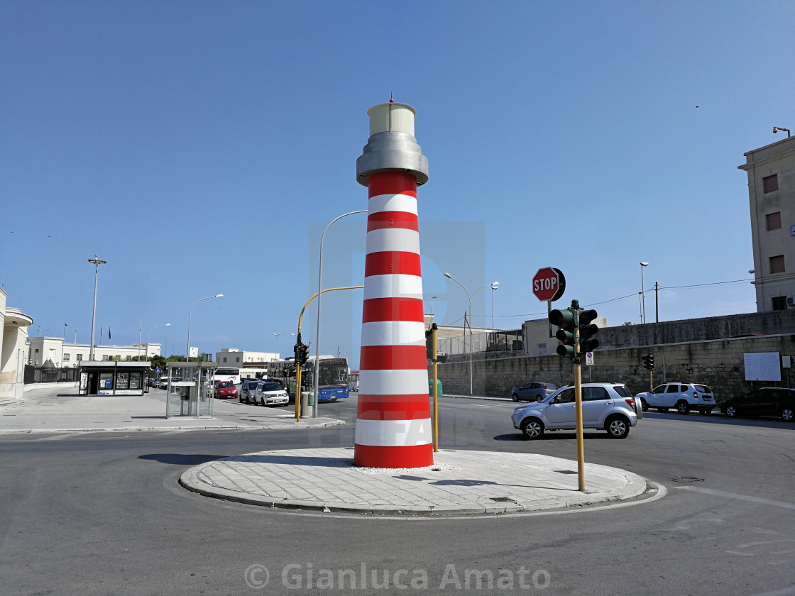 "Bari - Accesso al porto" stock image