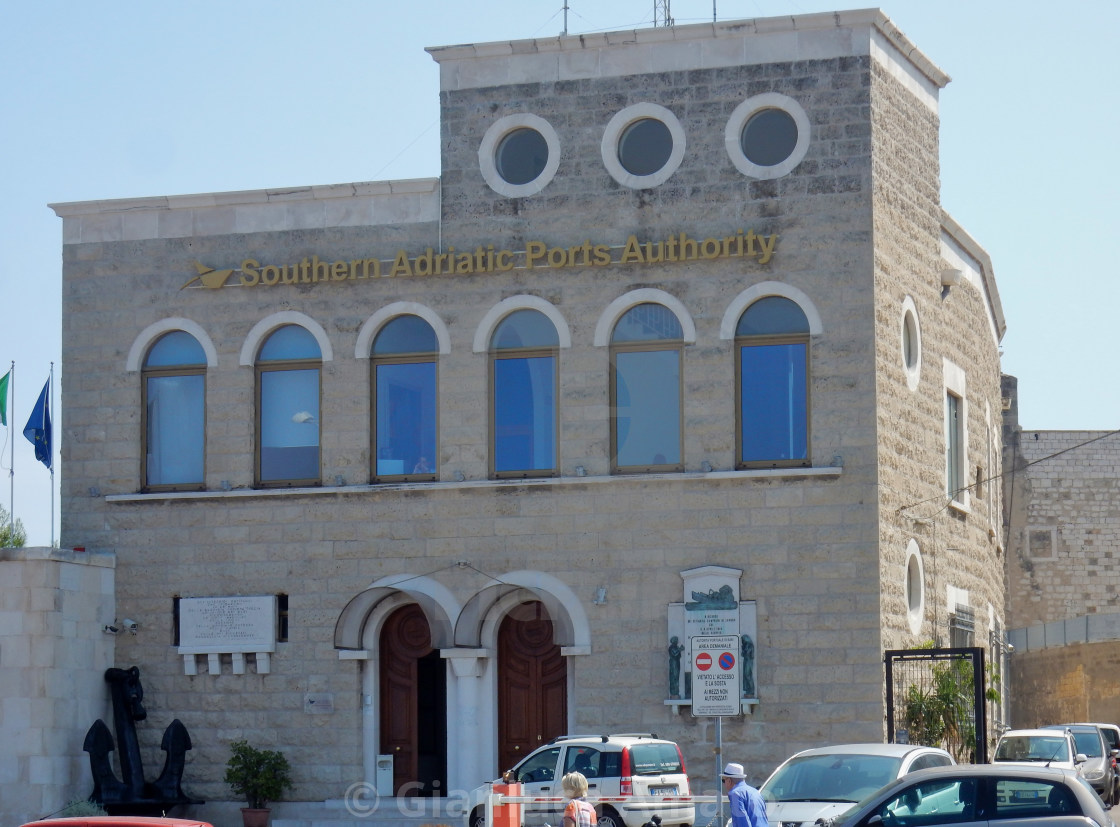 "Bari - Autorità Portuale del Mare Adriatico Meridionale" stock image