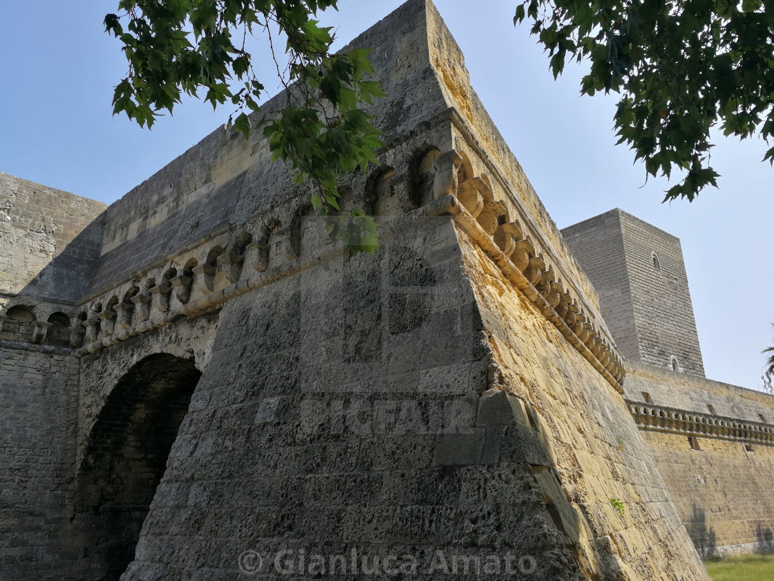 "Bari - Bastione del castello" stock image